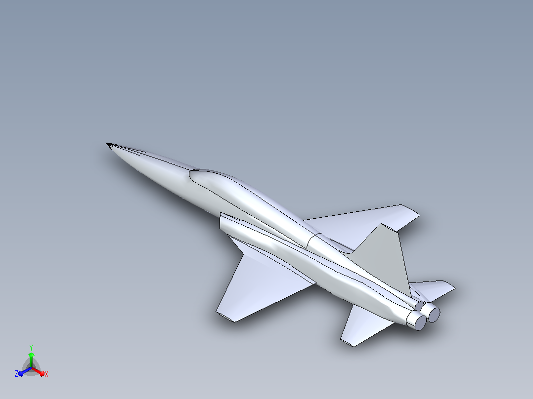 NF-5A自由战斗机正等轴测图
