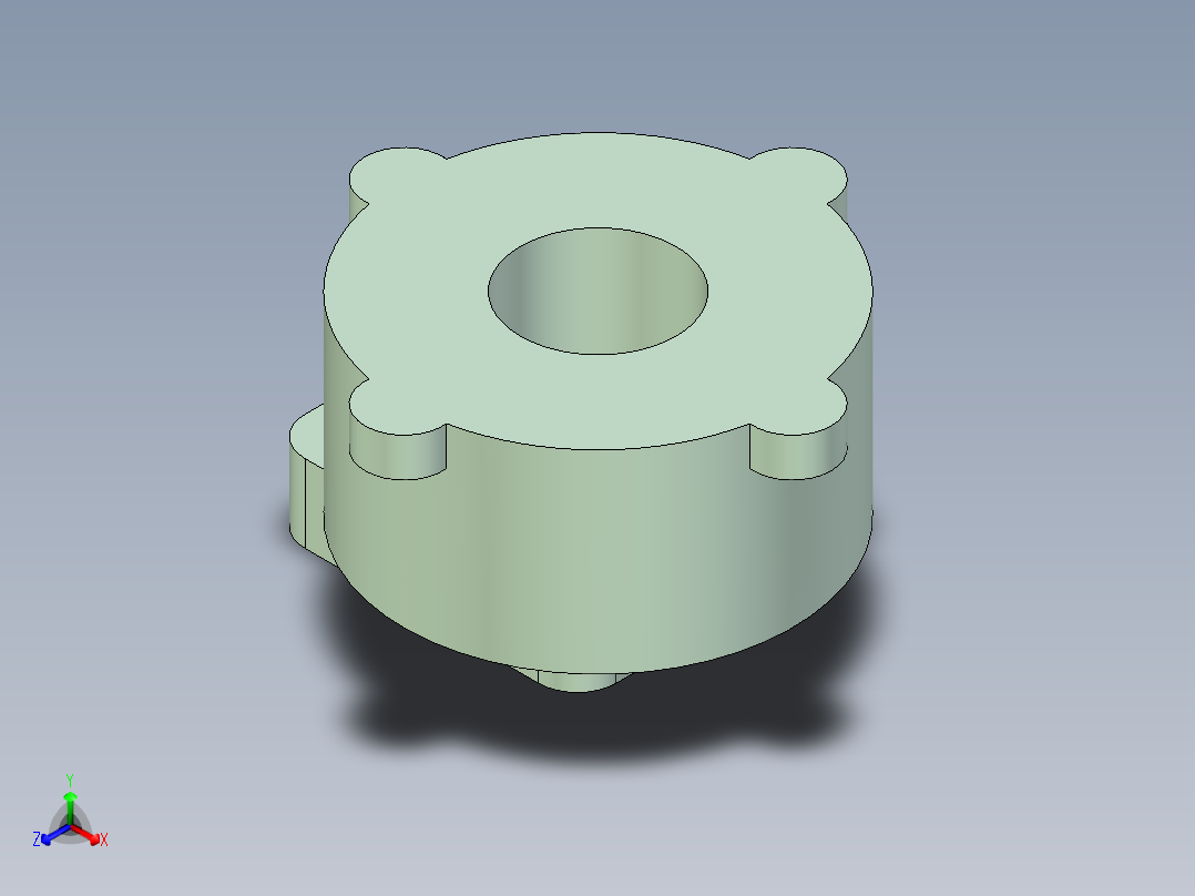 拖挂车正等轴测图