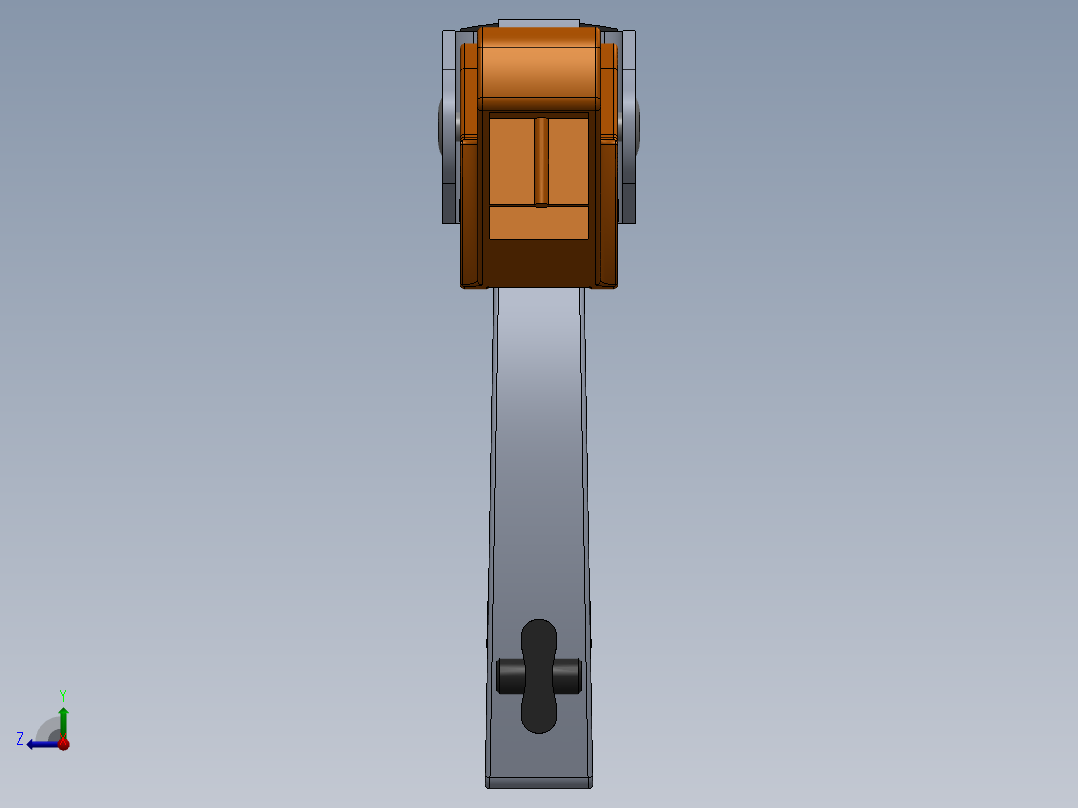 solidworks 约根森- 12英寸齿钳组装右视图