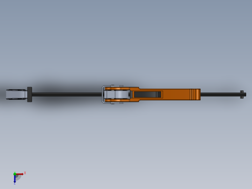 solidworks 约根森- 12英寸齿钳组装俯视缩略图
