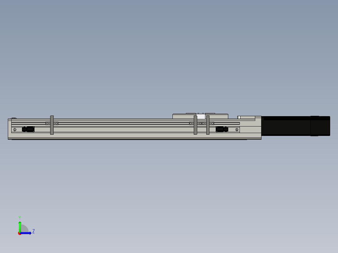 Toyo东佑达直线模组-ECH6-300-BC+煞車-反左视图