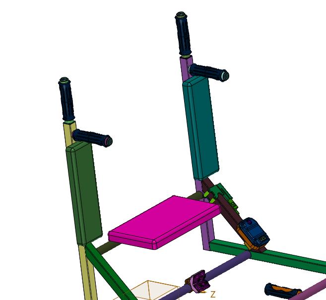 墙体室内引体向上健身器材