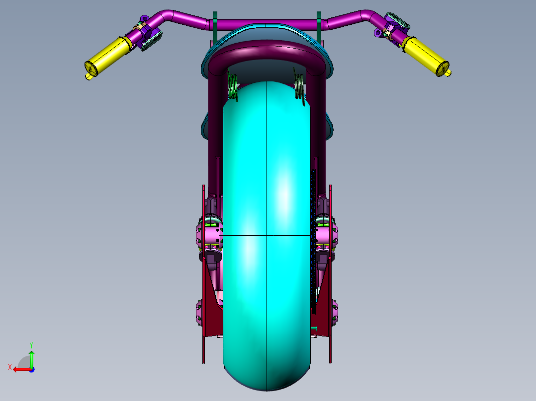 低趴电机电摩后视图