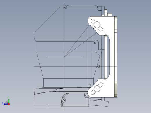 基恩士OP-86937_kc图纸模型右视缩略图