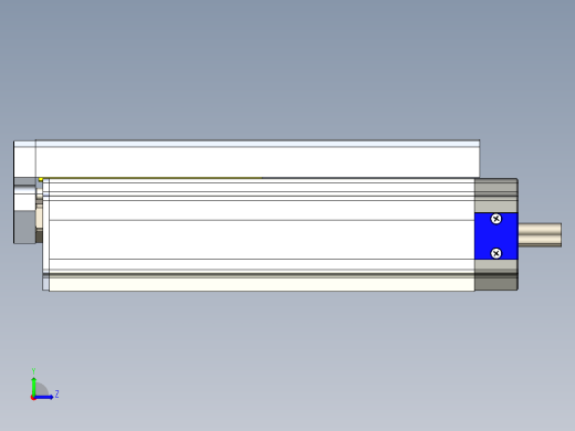 威洛博小滑台-LES25-L8-S100-BR左视缩略图