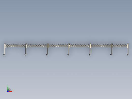 柔性滚筒输送机flexible-roller-conveyor-stp前视缩略图