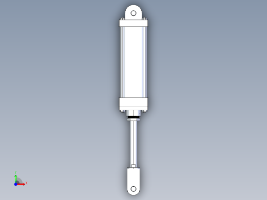 液压缸 油缸 (5)前视缩略图