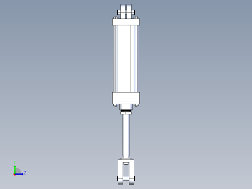液压缸 油缸 (5)左视缩略图