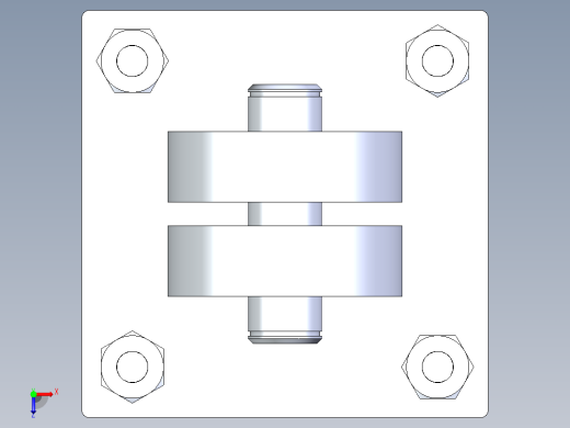 液压缸 油缸 (5)俯视缩略图