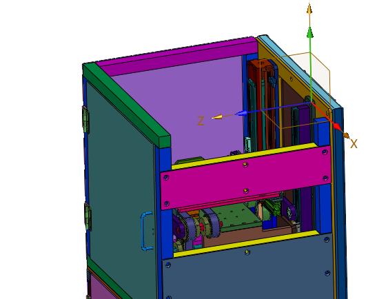 轻型载板回流升降机构