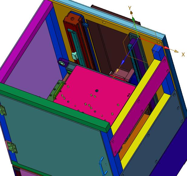 轻型载板回流升降机构