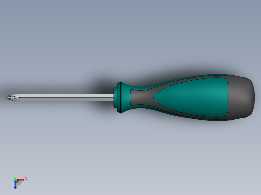 螺丝起子俯视图