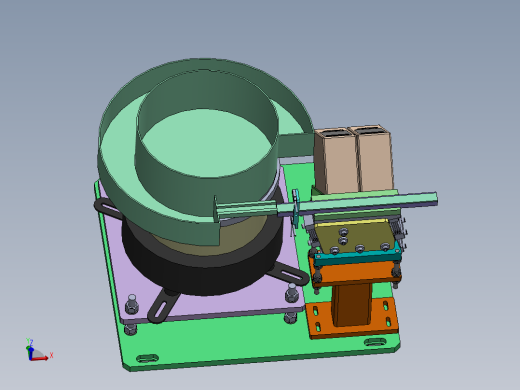 振动盘 外直径350 带直线送料器 250