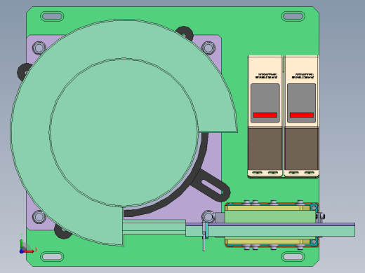 振动盘 外直径350 带直线送料器 250前视缩略图