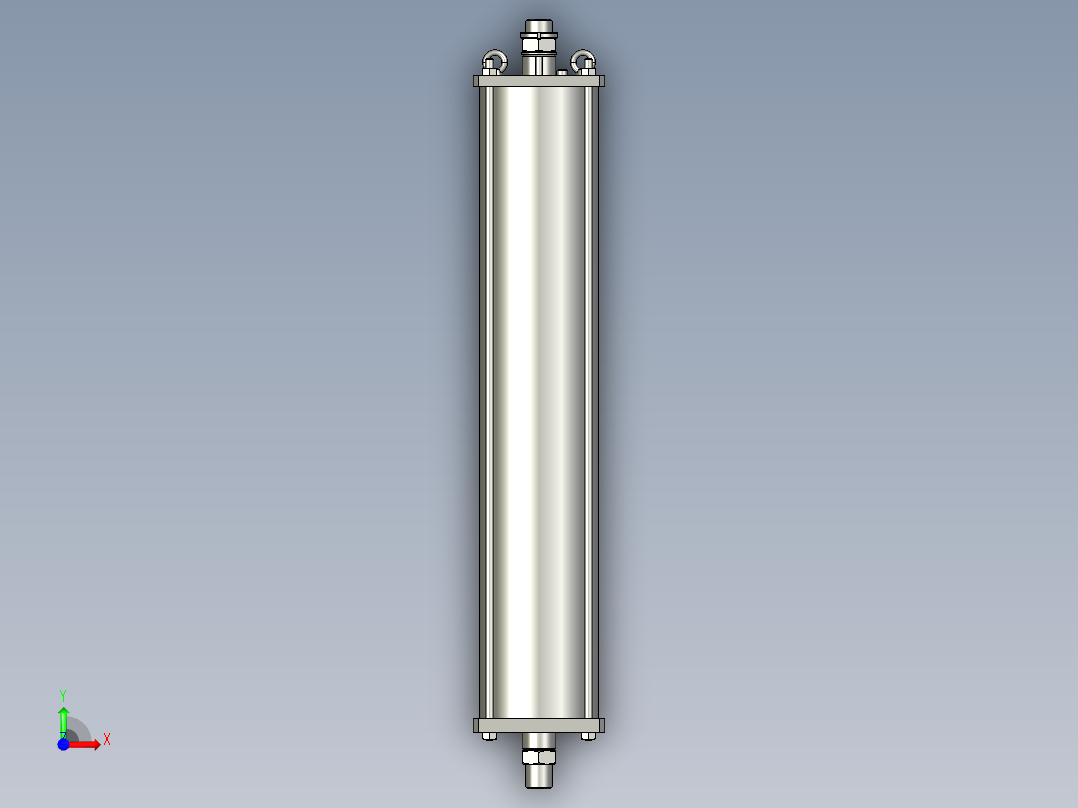碟管式120公斤高压膜 DTRO模型前视图