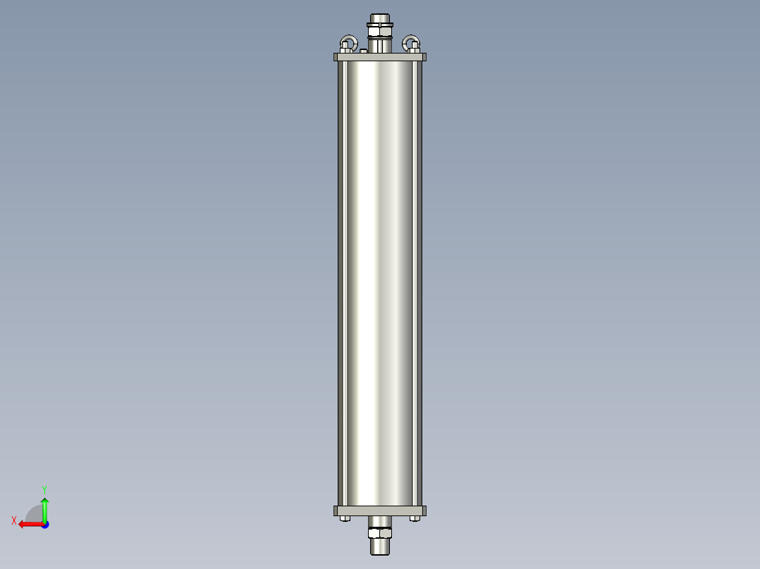 碟管式120公斤高压膜 DTRO模型后视图