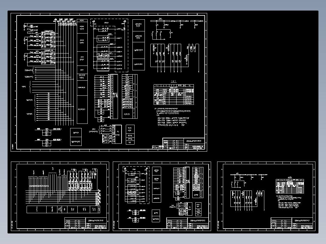 220kVI,II段母线PT控制信号回路(B066-500-1709)