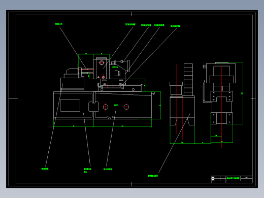 最终传动箱体底面钻孔卧式组合机床设计含CAD图