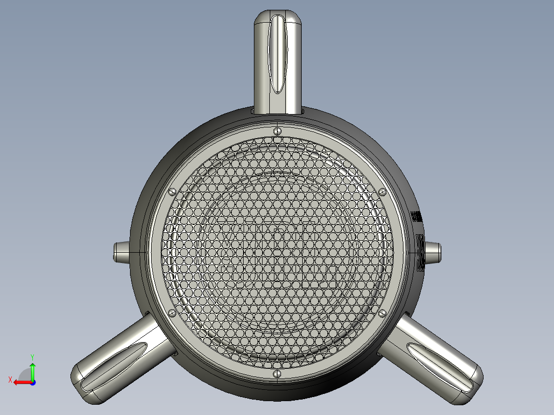 派对音箱后视图