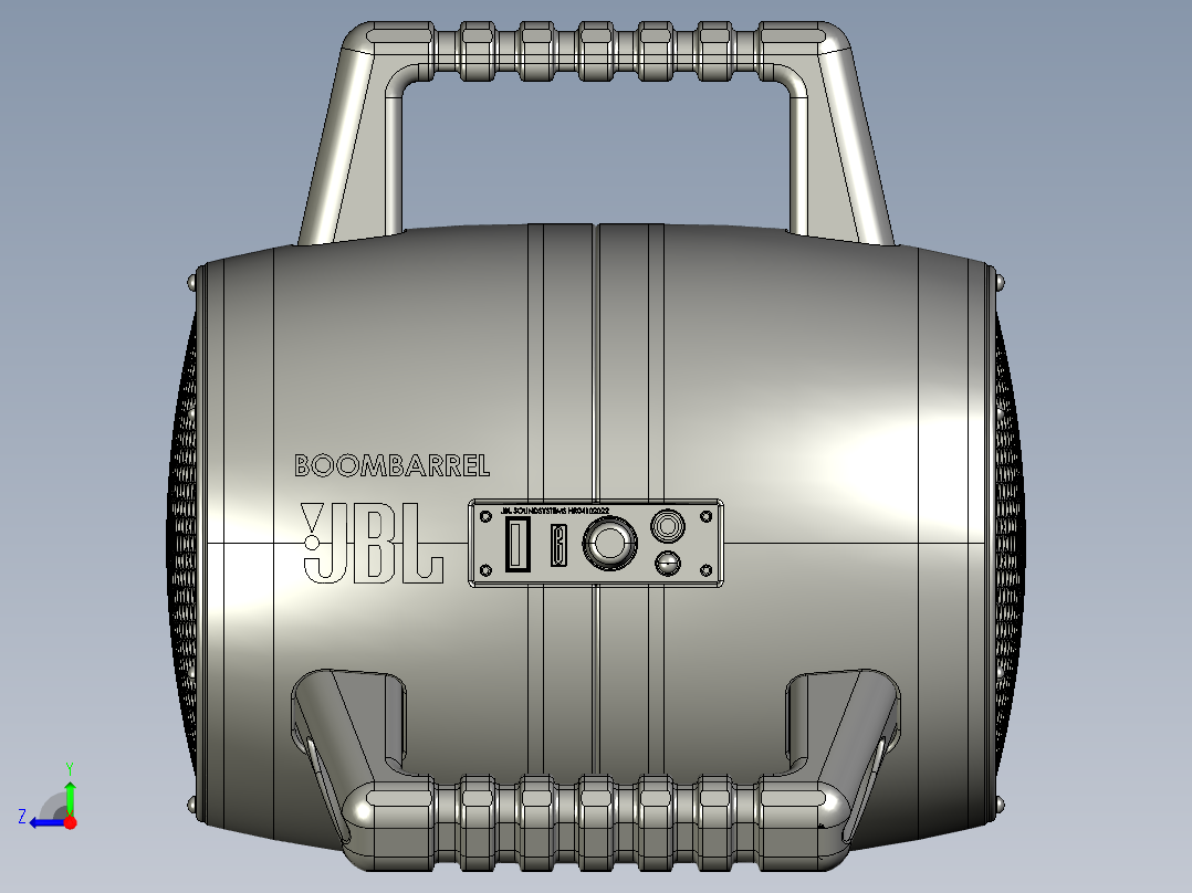 派对音箱右视图