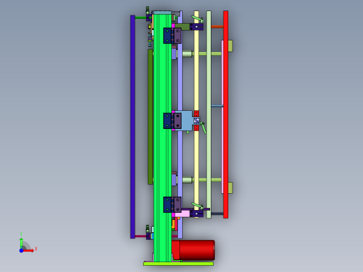 上料小型电动升降平台前视缩略图