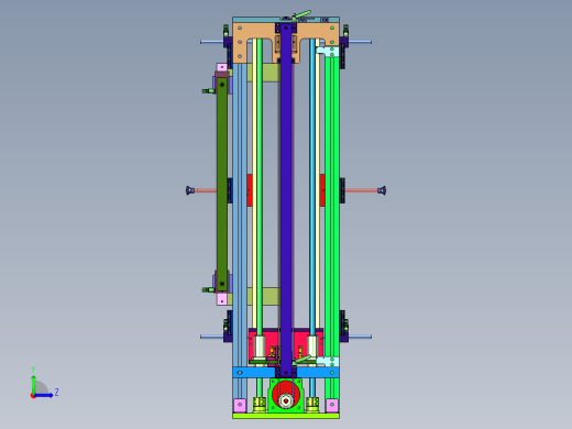 上料小型电动升降平台左视缩略图
