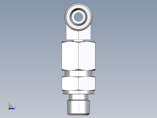 卡套式工业通用硬管接头EO_Assembled_adjustable_standpipe_branch_tee_EVT08SROMD71左视缩略图