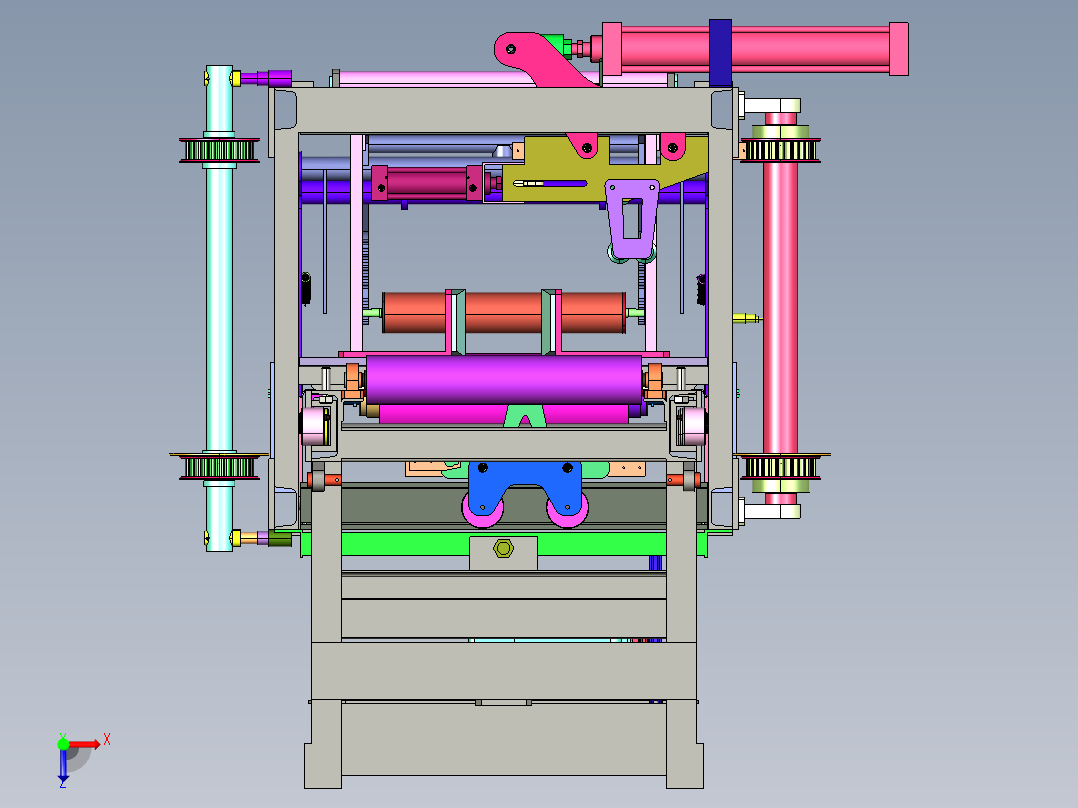 电动轻质砖泡沫砖钢丝绳锯条台切砖机俯视图
