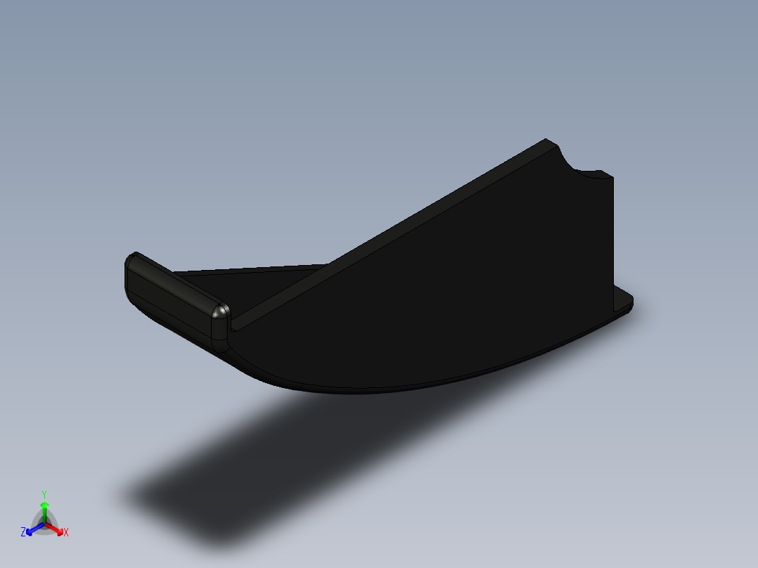 型材-40X160 MULTI PURPOSE BRACKET CAP 3842529009正等轴测图