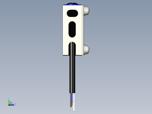 GTB6-DC30方形光电开关背景抑制红外传感器限位感应开关左视缩略图