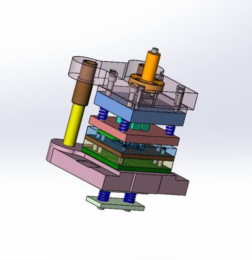 Q199-安全挂钩冲压模具设计【三维SolidWorks】缩略图