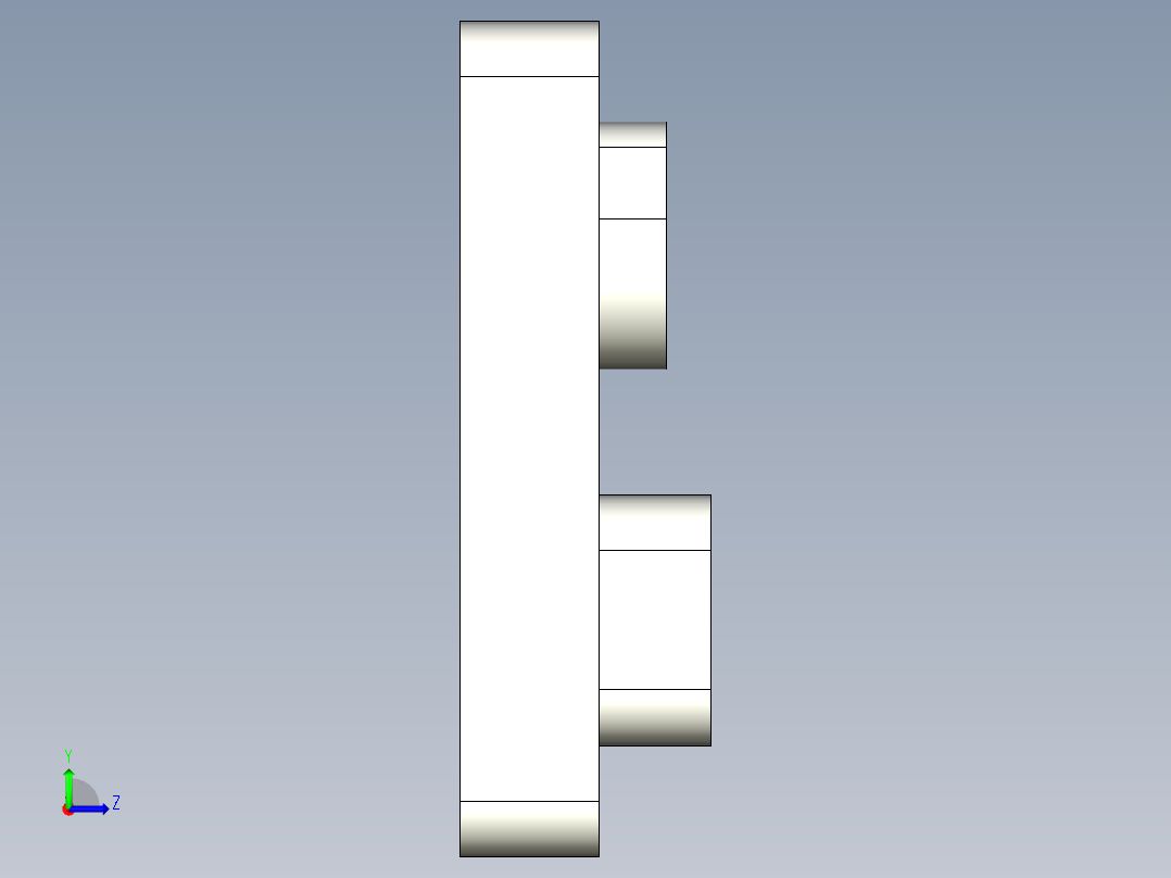 平面轮廓铣UG程序编程刀路左视图