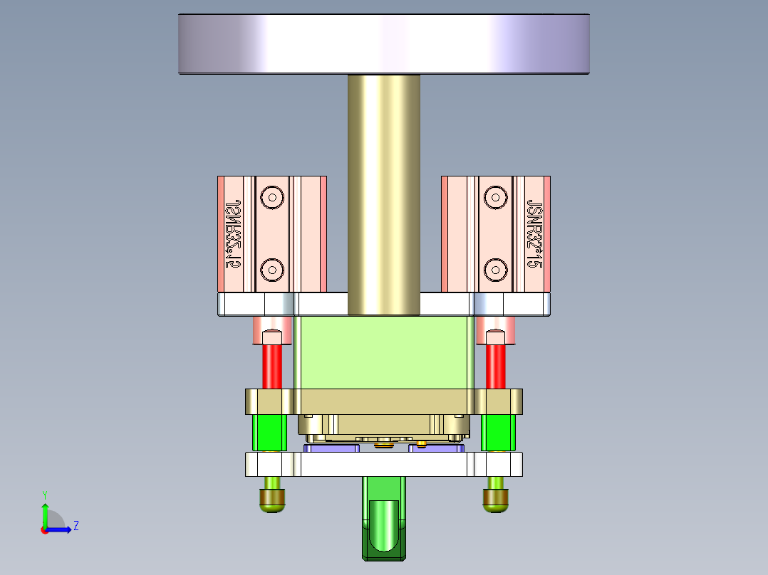 X3-CNC5笔记本CNC工装夹具三维模型-0923左视图