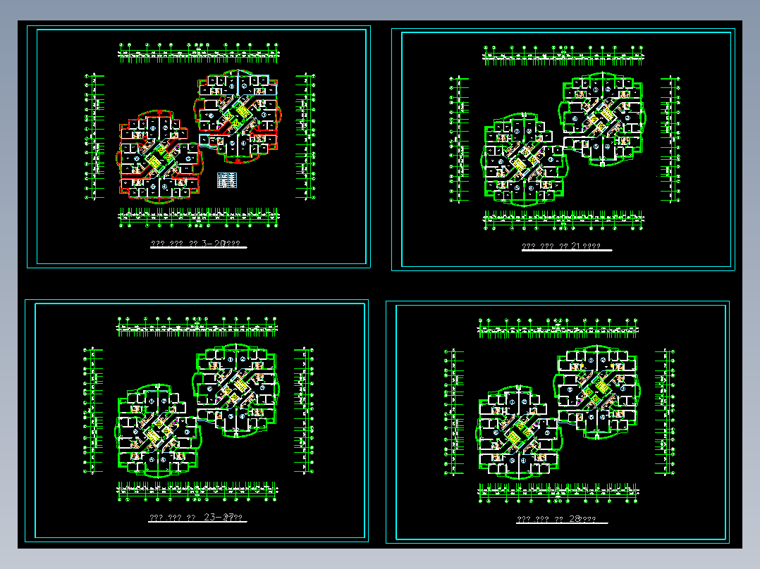 某高层住宅户型图