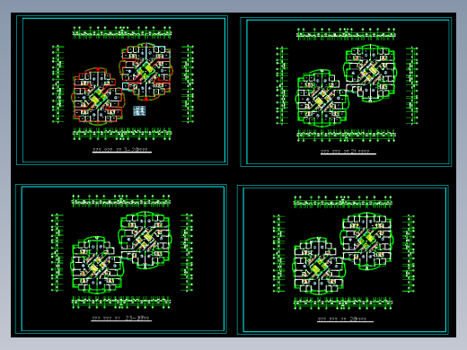 某高层住宅户型图