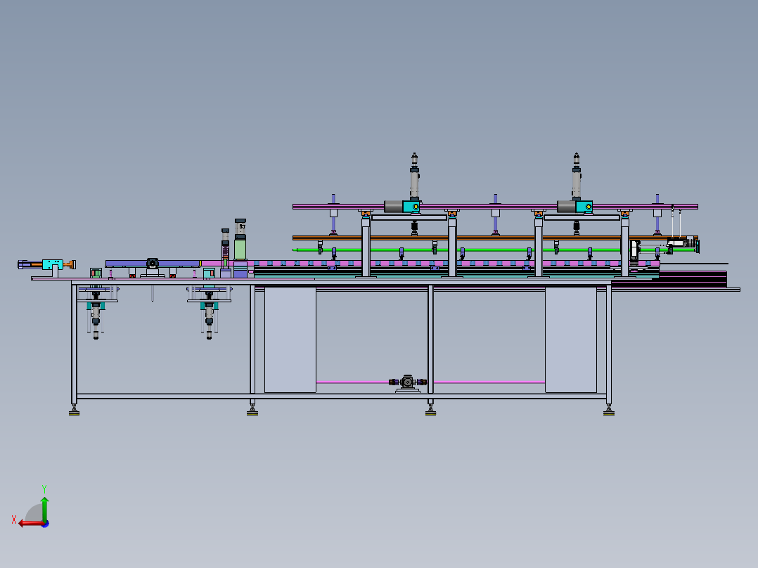 铝桌椅扶手成型机sw18可编辑后视图