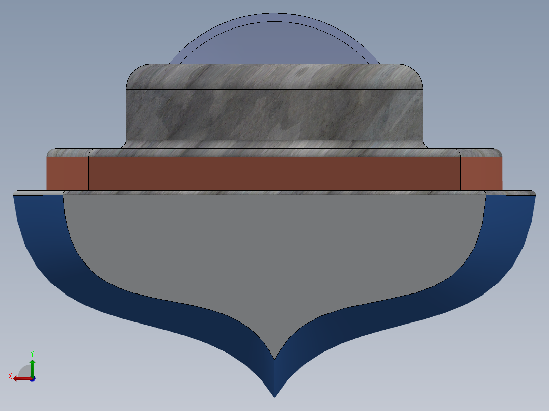 游艇快艇模型后视图