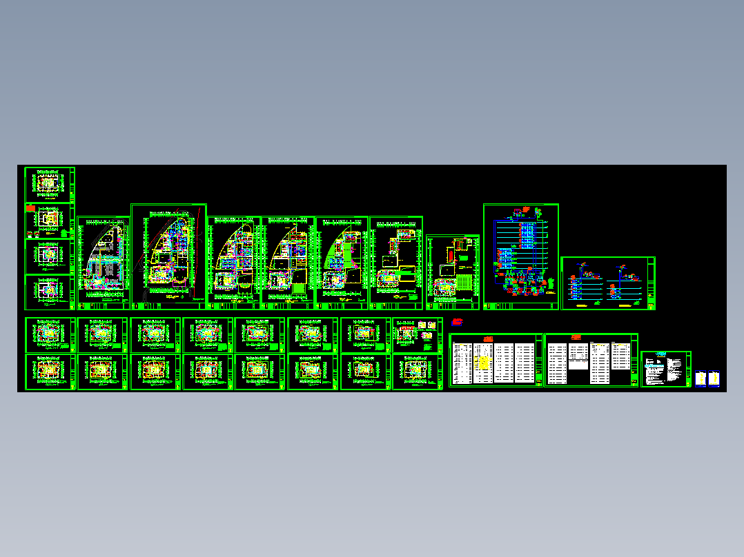 高层综合楼空调施工图