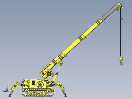 蜘蛛履带起重机右视缩略图