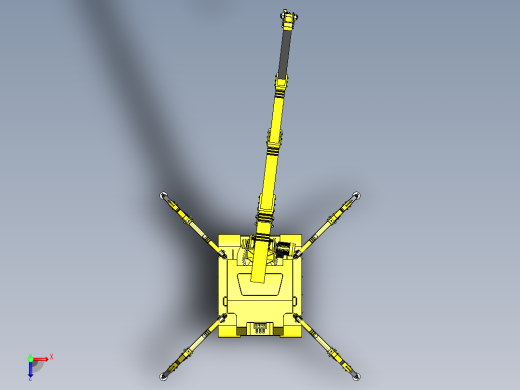 蜘蛛履带起重机俯视缩略图