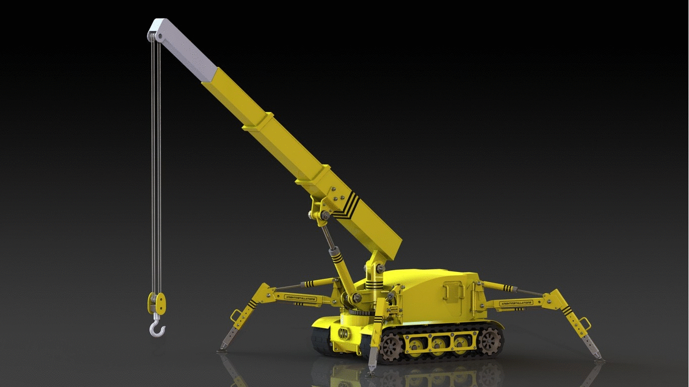 蜘蛛履带起重机