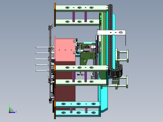 PTP-500动力电池极片自动移栽机左视缩略图
