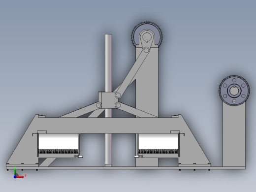 玉米秸秆保留型收割榨汁机挤压榨汁系统的设计说明书及全套图纸前视缩略图