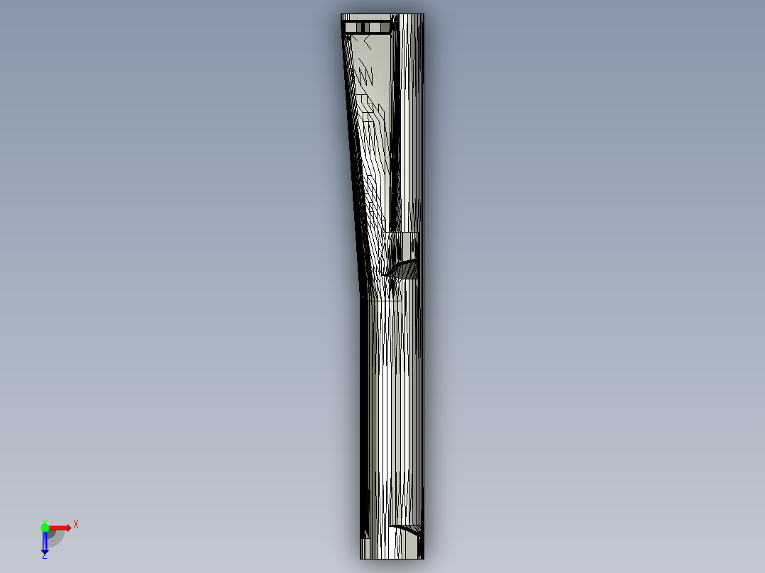 手枪左轮冲锋枪老式狙击步枪设计3D图纸Sm.A.L.L.S. Release Folder STP STL俯视图