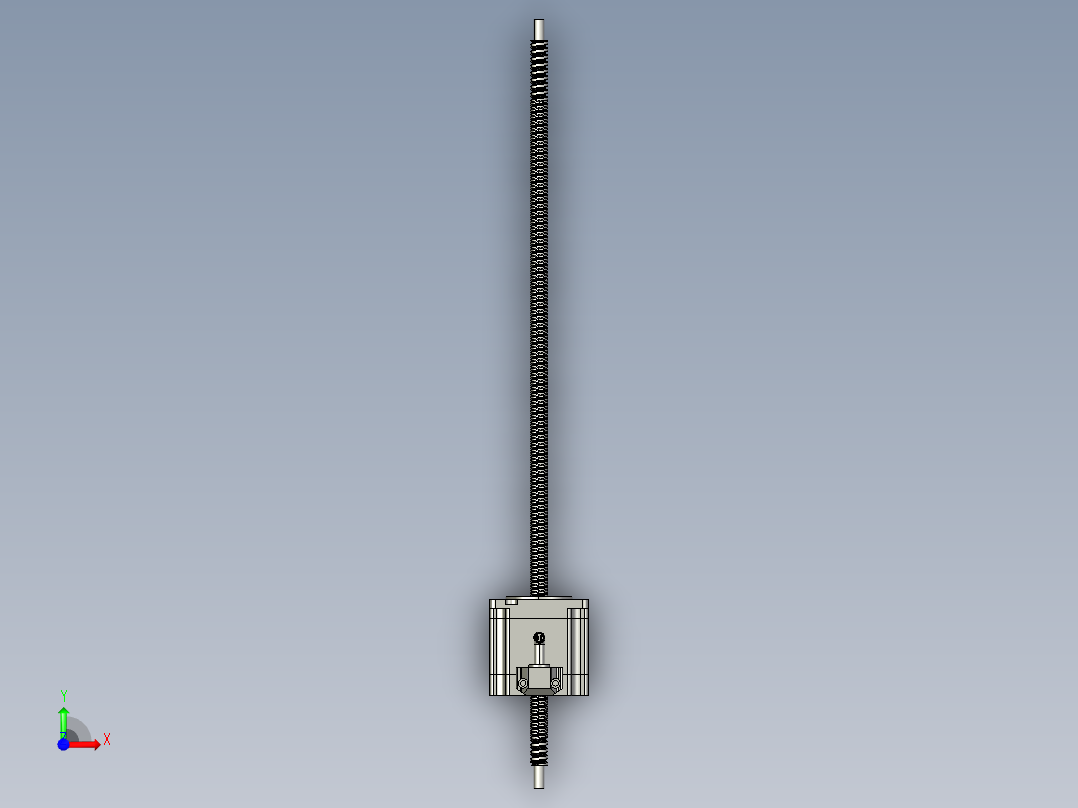 3步进电机57N255-4-3-4-400-001前视图