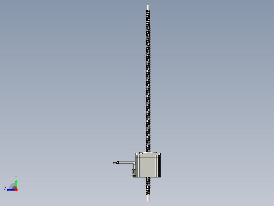 3步进电机57N255-4-3-4-400-001右视图