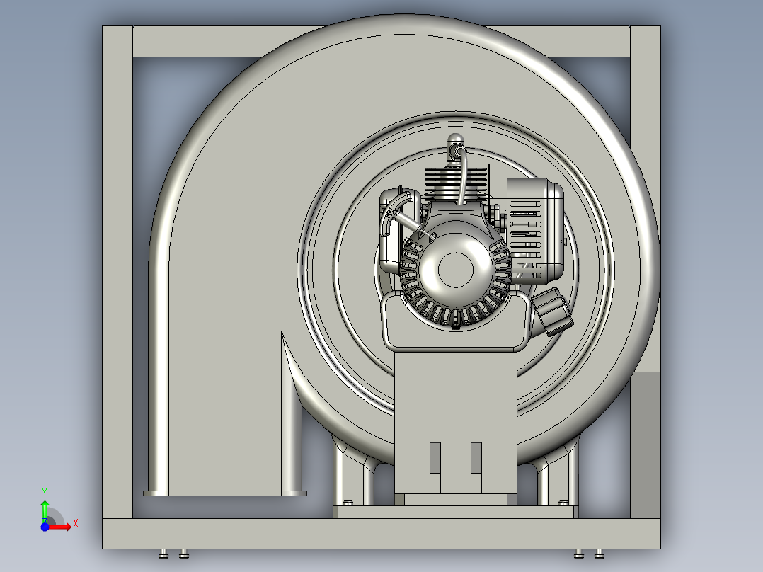 负压装置前视图