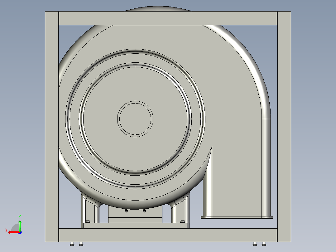 负压装置后视图