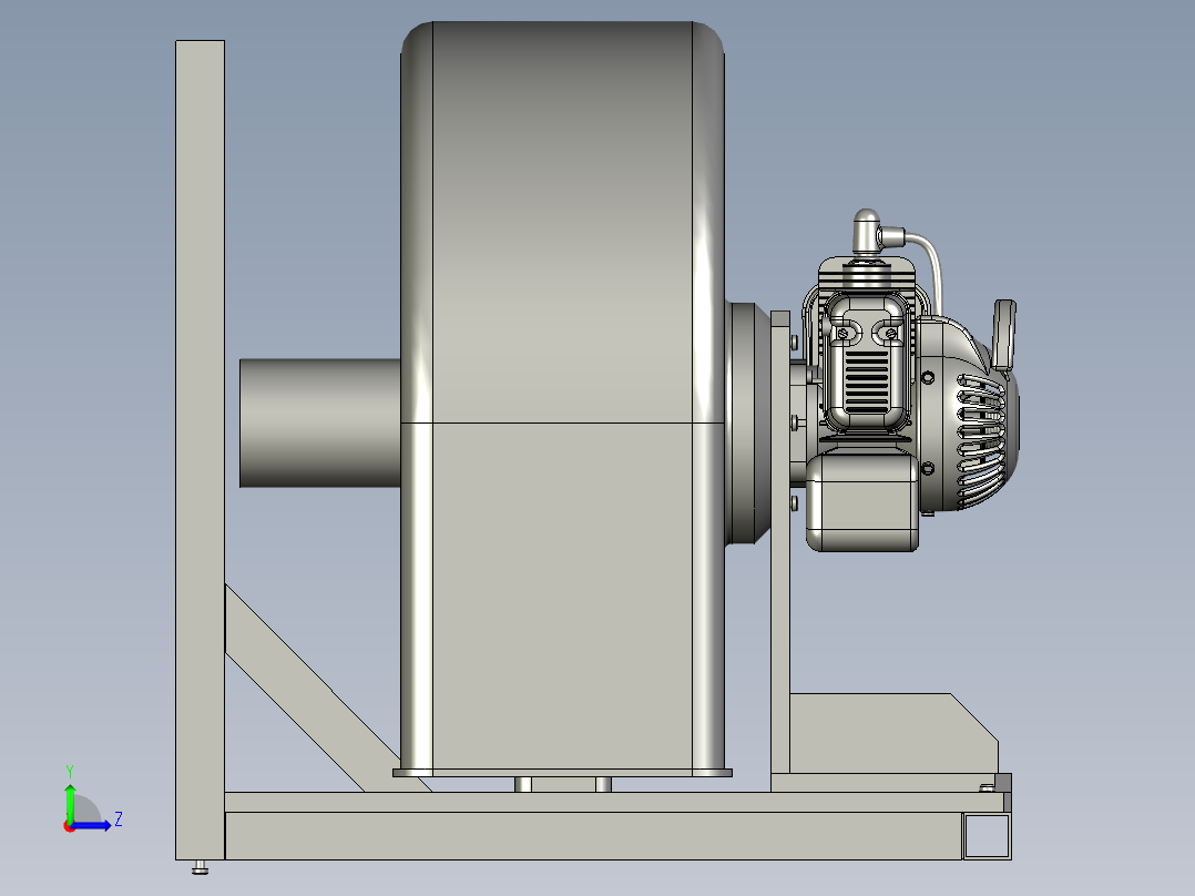 负压装置左视图