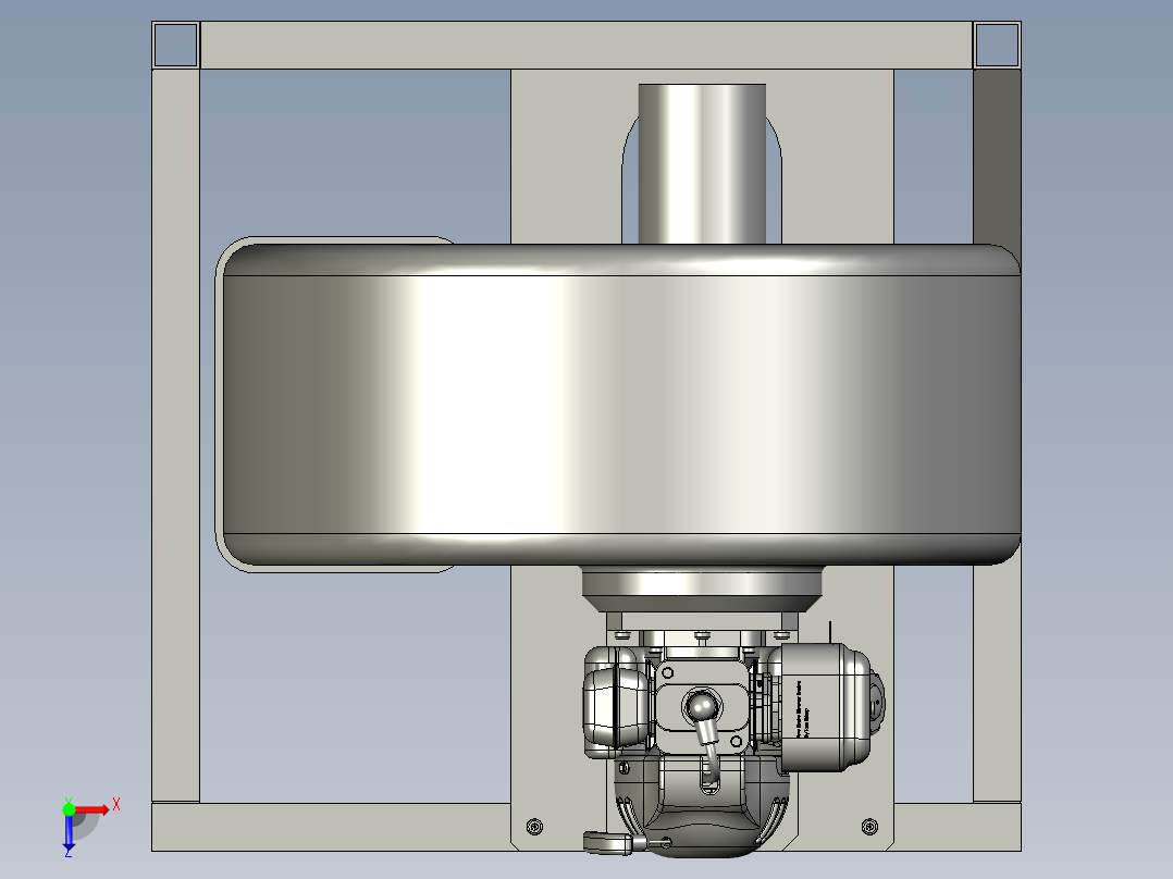 负压装置俯视图